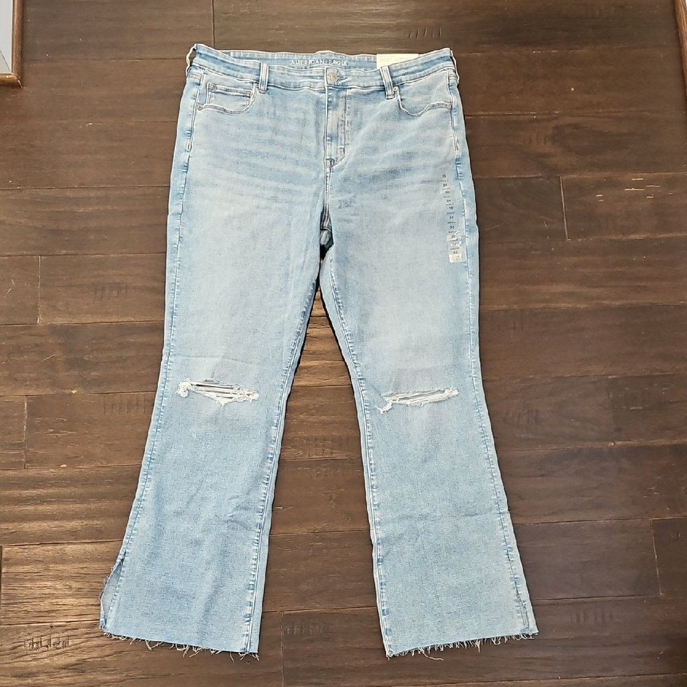 American Eagle Outfitters Light Blue Flare Jeans